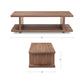 Miri Coffee Table – 54" Walnut Veneer Coffee Table (9)