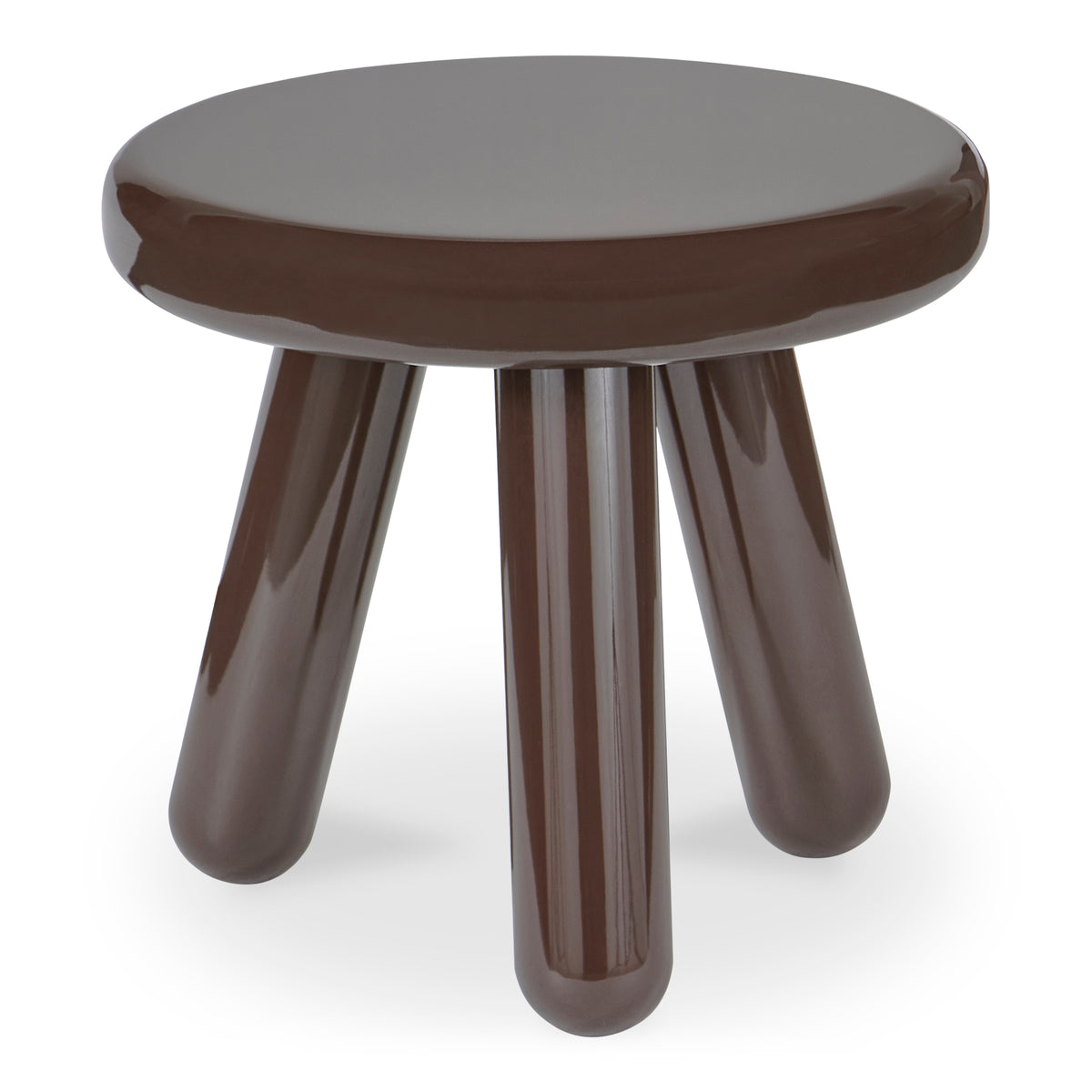 Joy Accent Table – 19" High-Gloss Lacquer Accent Table (3)