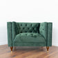 Evelyn Mid-Century Tufted Velvet Lounge Chair 42"