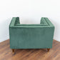 Evelyn Mid-Century Tufted Velvet Lounge Chair 42"