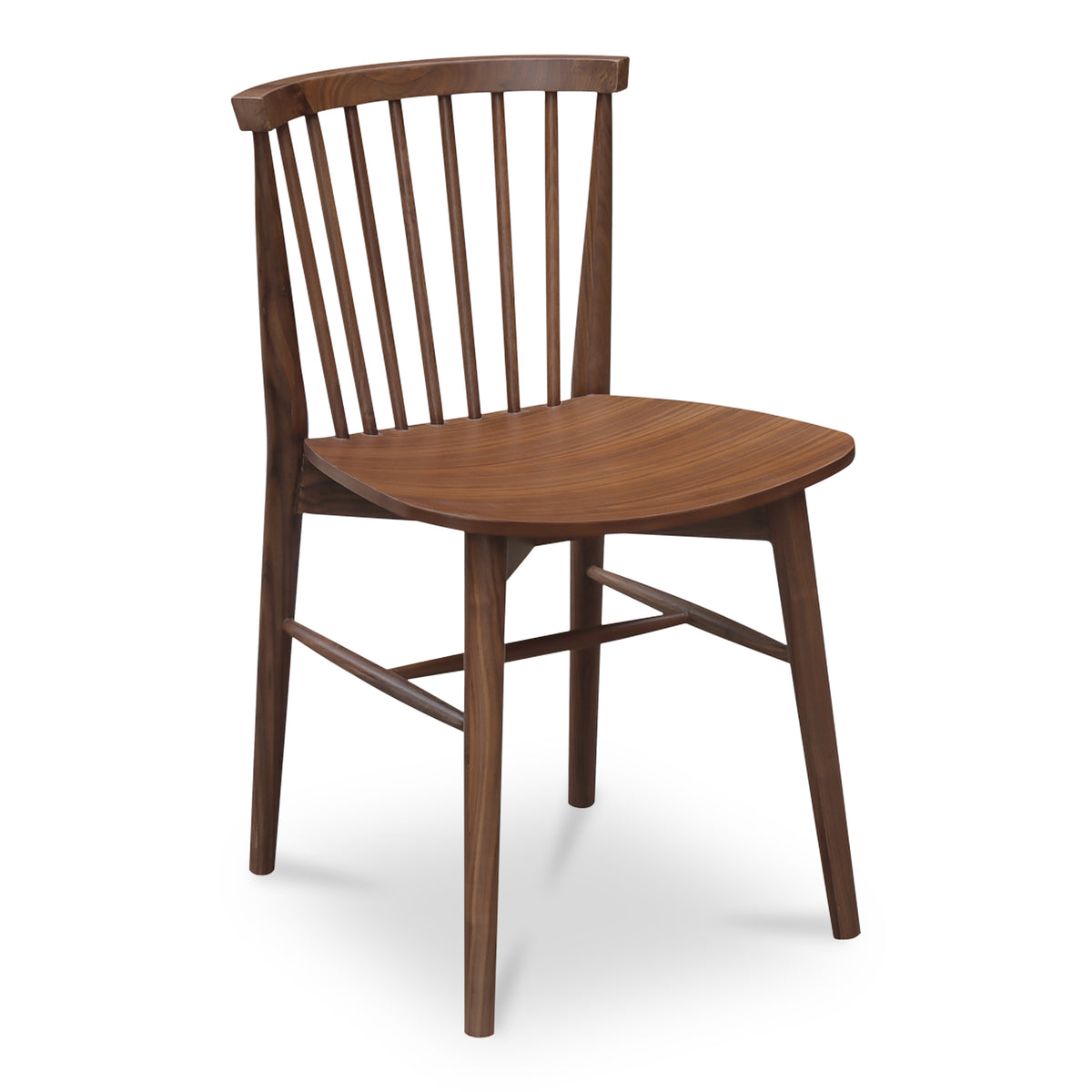 Marley Dining Chair Set of 2 – 18.58" Solid Walnut Dining Chairs (3)