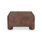 Gibson Coffee Table – 55" Oak and Burl Veneer Coffee Table (2 Colors) (2)