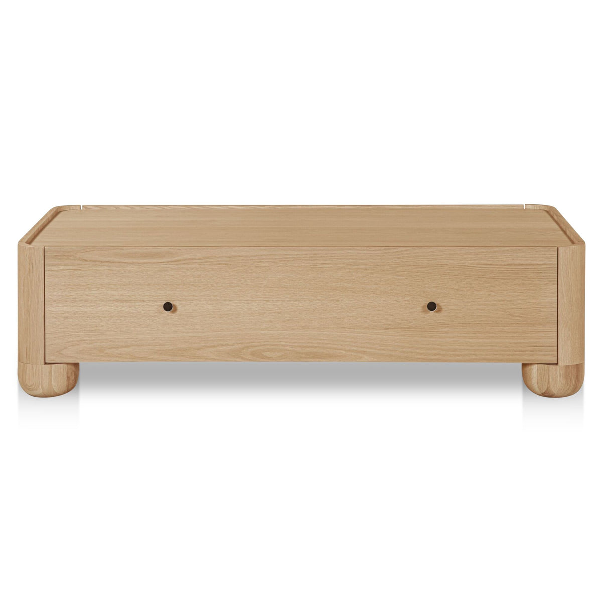 Gibson Coffee Table – 55" Oak and Burl Veneer Coffee Table (2 Colors) (11)
