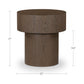 Corey Side Table – 20" Round Oak Veneer Side Table (2 Colors) (8)