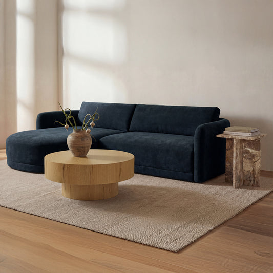 Corey Coffee Table – 36" Round Oak Veneer Coffee Table (6)