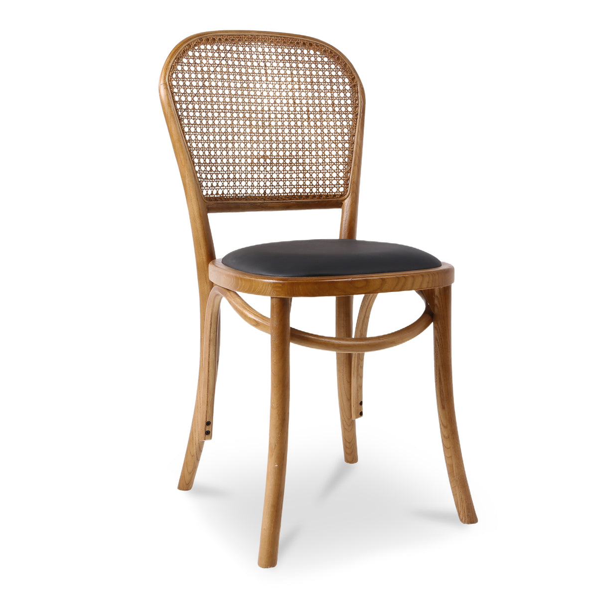 Bedford Dining Chair – 16" Rattan and Elm Dining Chair, Set of 2 (3)