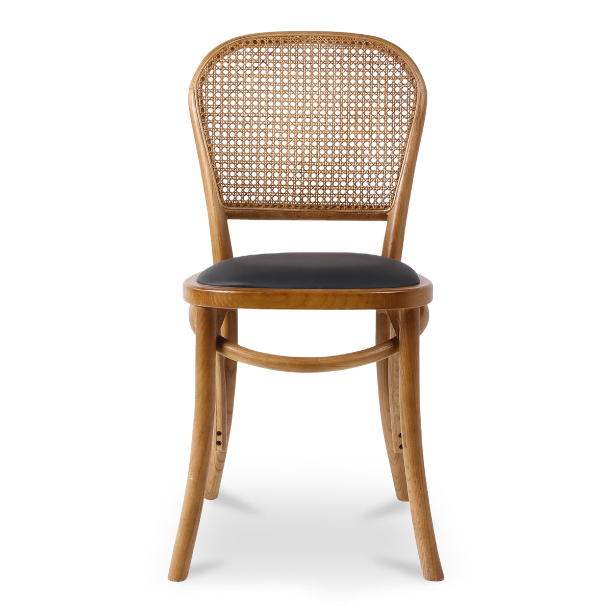 Bedford Dining Chair – 16" Rattan and Elm Dining Chair, Set of 2 (2)