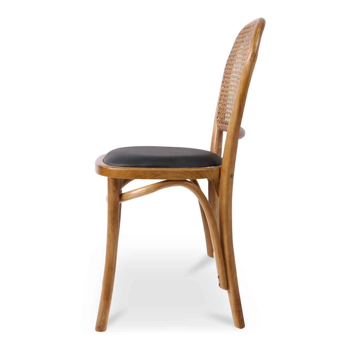 Bedford Dining Chair – 16" Rattan and Elm Dining Chair, Set of 2 (5)