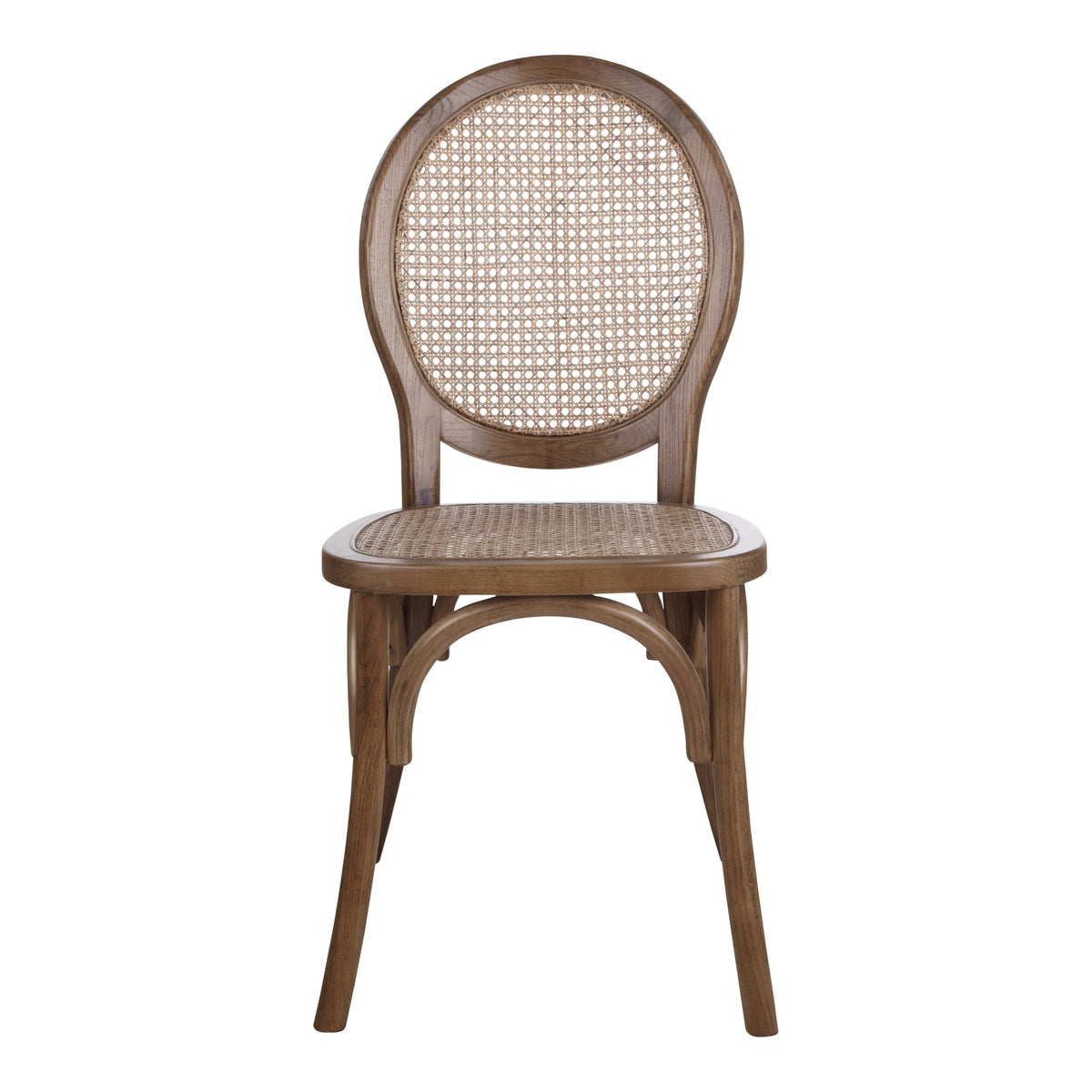 Rivalto Dining Chair – 17.7" Rattan and Elm Dining Chair (Set of 2) (2)