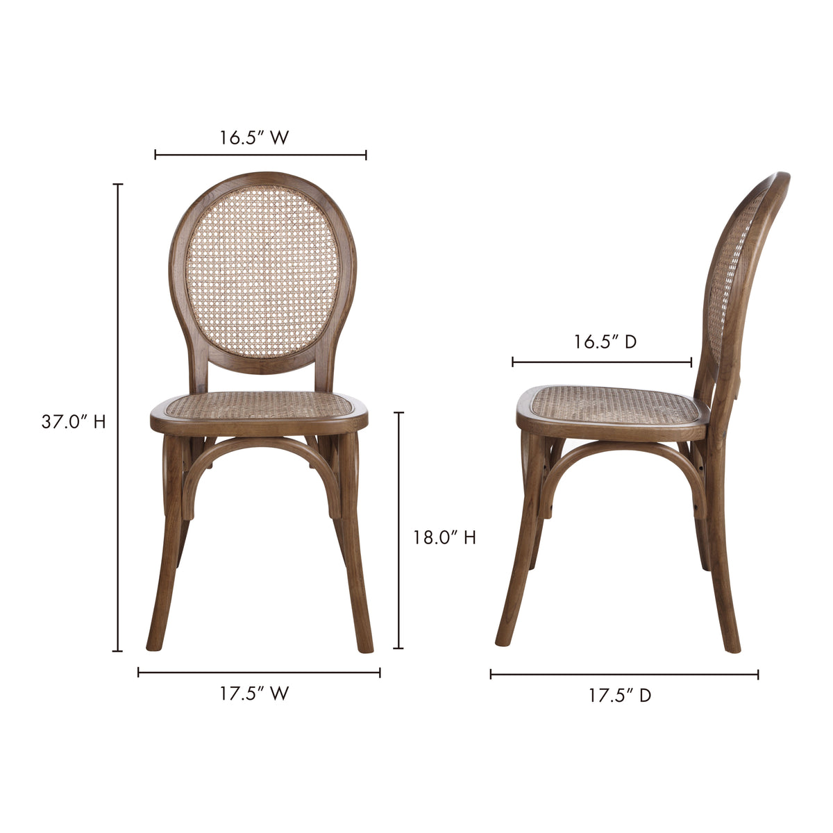 Rivalto Dining Chair – 17.7" Rattan and Elm Dining Chair (Set of 2) (9)