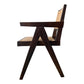 Takashi Dining Chair Set of 2 – 20" Elm and Rattan Dining Chairs (4)