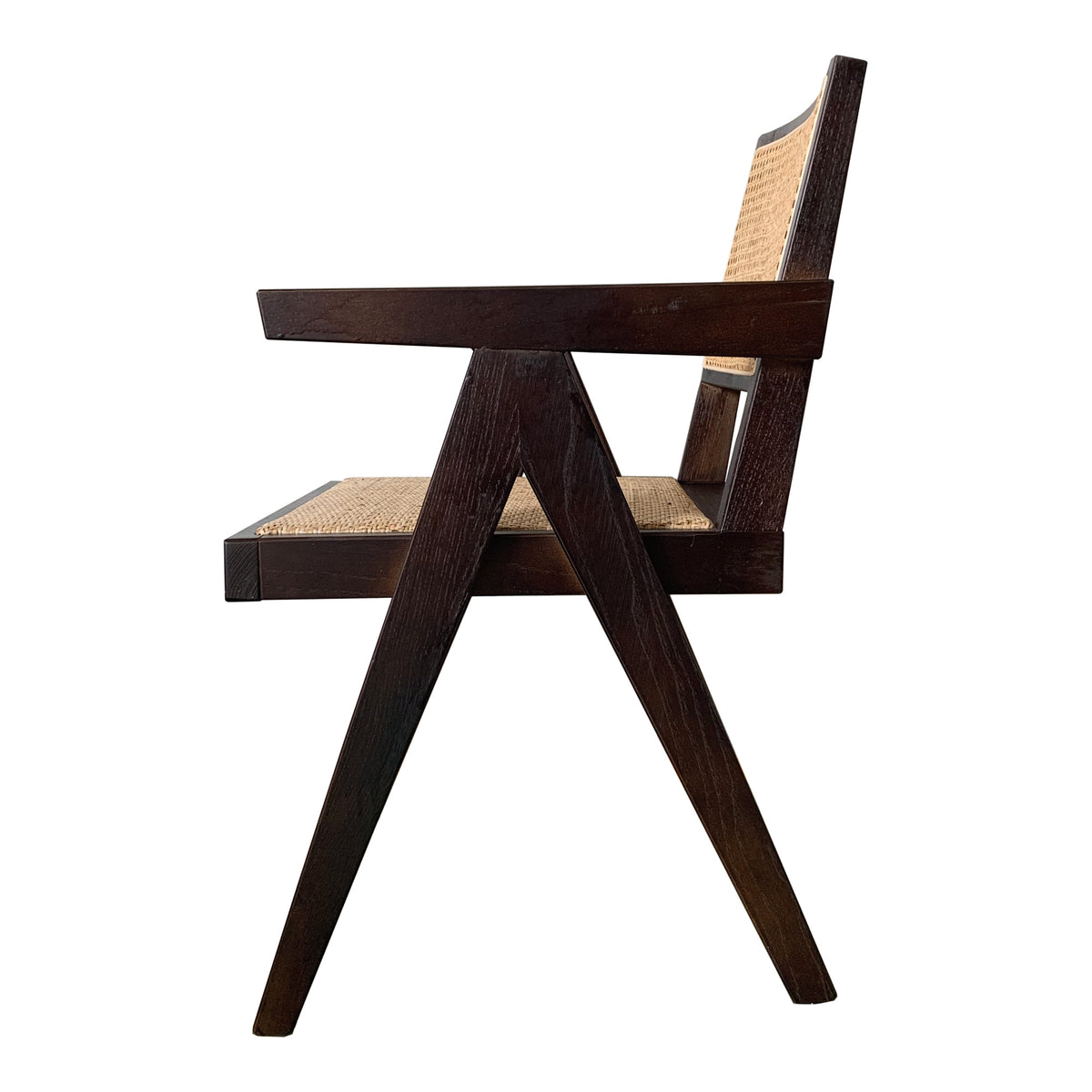Takashi Dining Chair Set of 2 – 20" Elm and Rattan Dining Chairs (4)