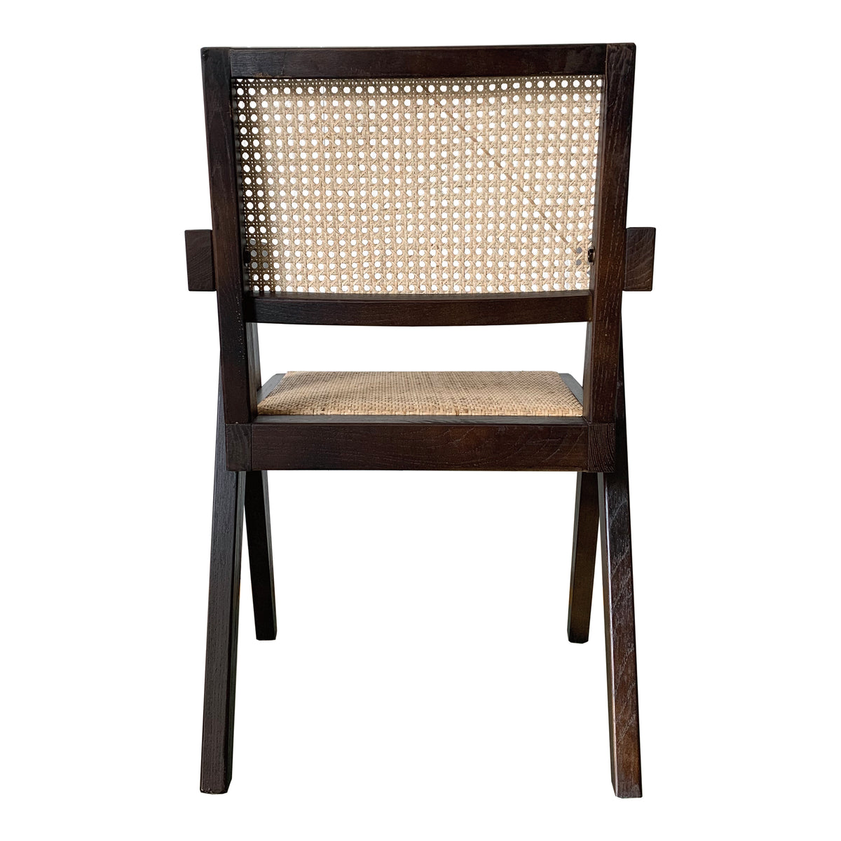 Takashi Dining Chair Set of 2 – 20" Elm and Rattan Dining Chairs (5)