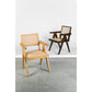 Takashi Dining Chair Set of 2 – 20" Elm and Rattan Dining Chairs (8)
