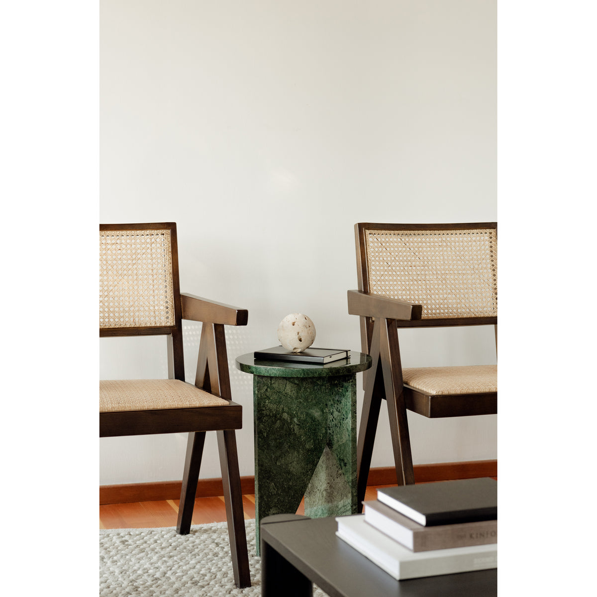Takashi Dining Chair Set of 2 – 20" Elm and Rattan Dining Chairs (10)