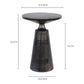 Sonja Accent Table – 15.5" Aluminum Accent Table (9)