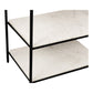Trine Nightstand – 22" Marble and Iron Nightstand (4)