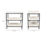 Trine Nightstand – 22" Marble and Iron Nightstand (7)