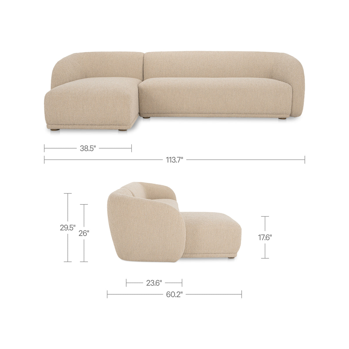 Faye Sectional – 113.75" Upholstered Sectional Sofa (18)