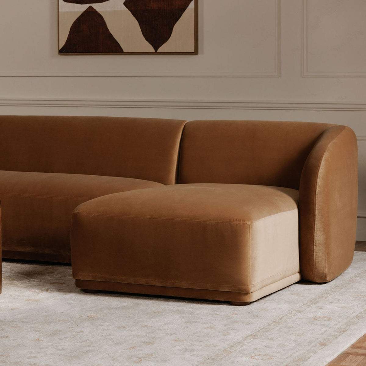 Faye Sectional – 113.75" Upholstered Sectional Sofa (2)