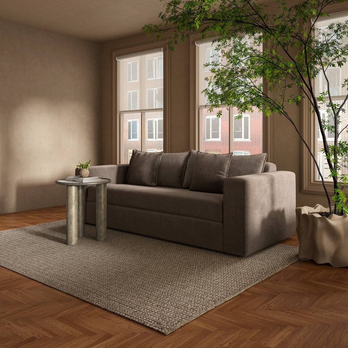 Kiran Sleeper Sofa – 87.8" Upholstered Sleeper Sofa (5)