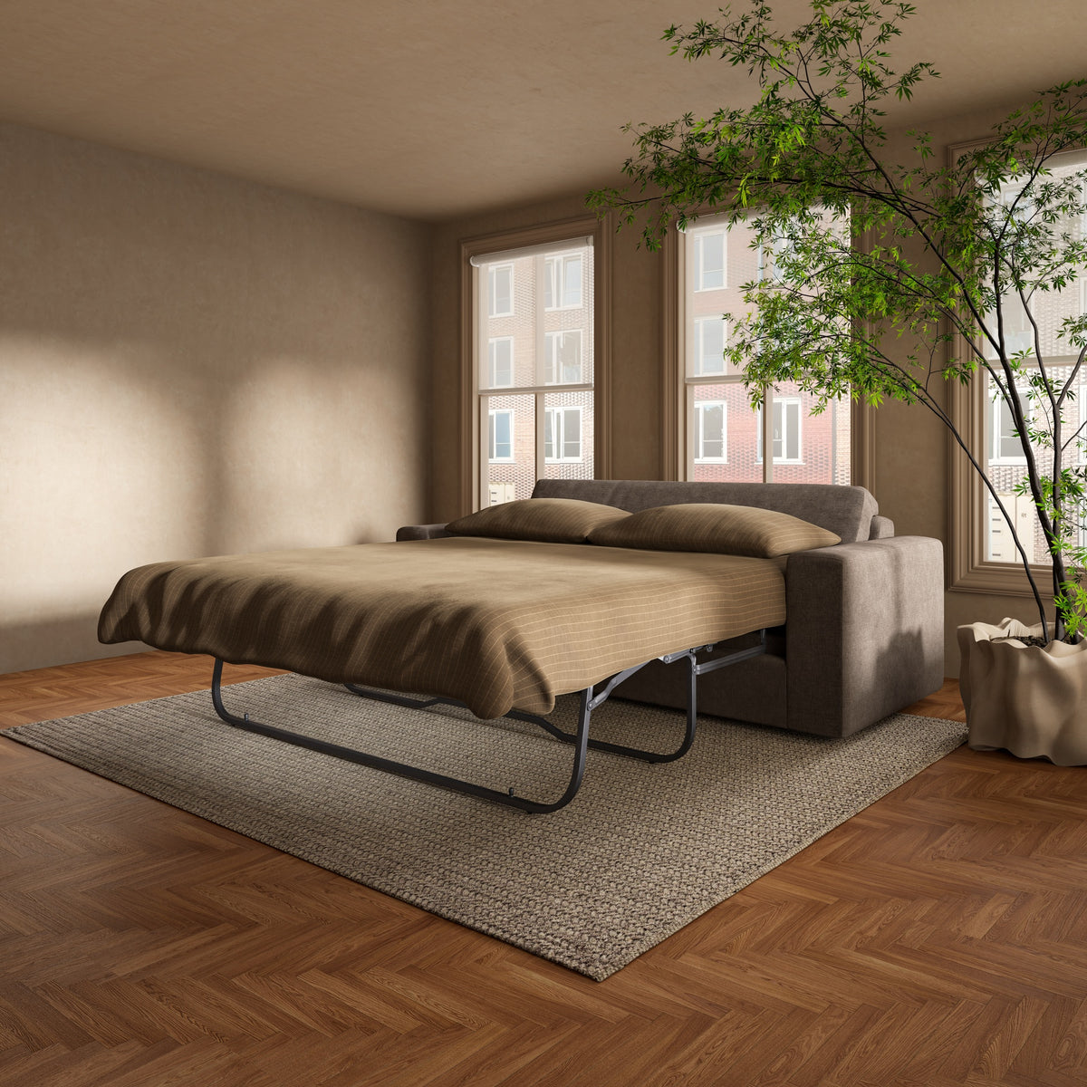 Kiran Sleeper Sofa – 87.8" Upholstered Sleeper Sofa (3)
