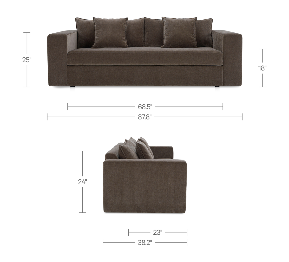 Kiran Sleeper Sofa – 87.8" Upholstered Sleeper Sofa (6)