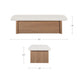 Gemma Storage Bench – 60" Upholstered Storage Bench (7)