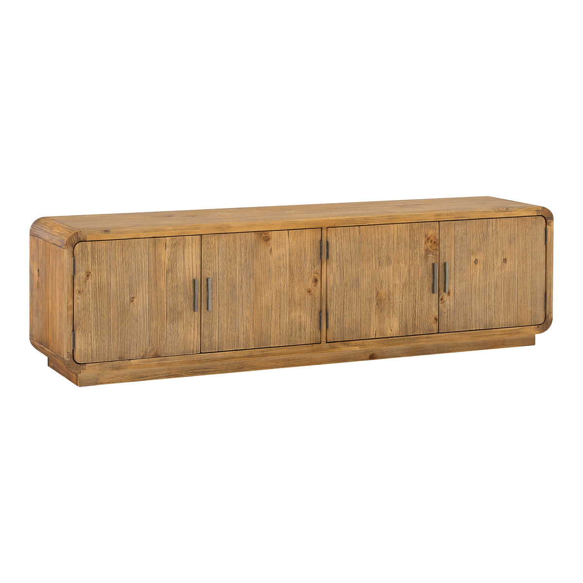 Monterey Media Cabinet – 78.7" Solid Pine Media Cabinet (2 Colors) (13)
