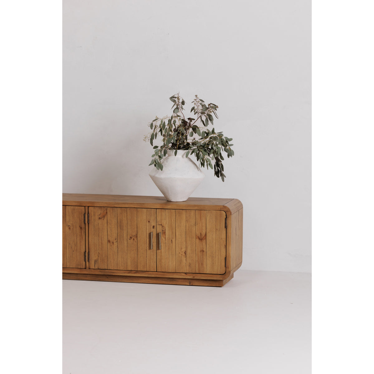 Monterey Media Cabinet – 78.7" Solid Pine Media Cabinet (2 Colors) (20)