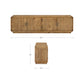 Monterey Media Cabinet – 78.7" Solid Pine Media Cabinet (2 Colors) (22)