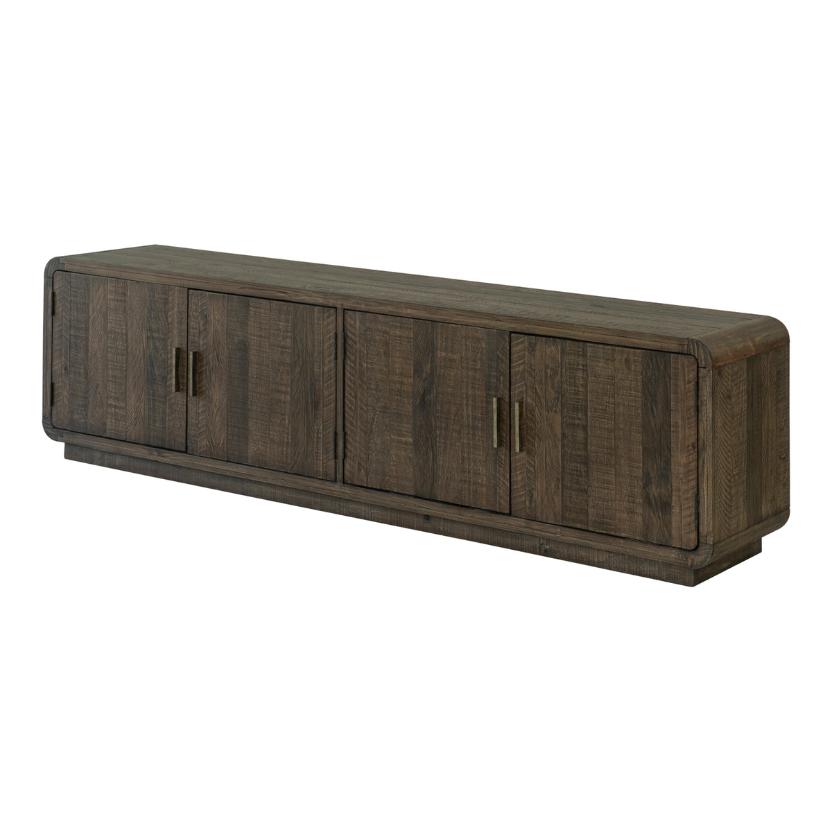 Monterey Media Cabinet – 78.7" Solid Pine Media Cabinet (2 Colors) (5)