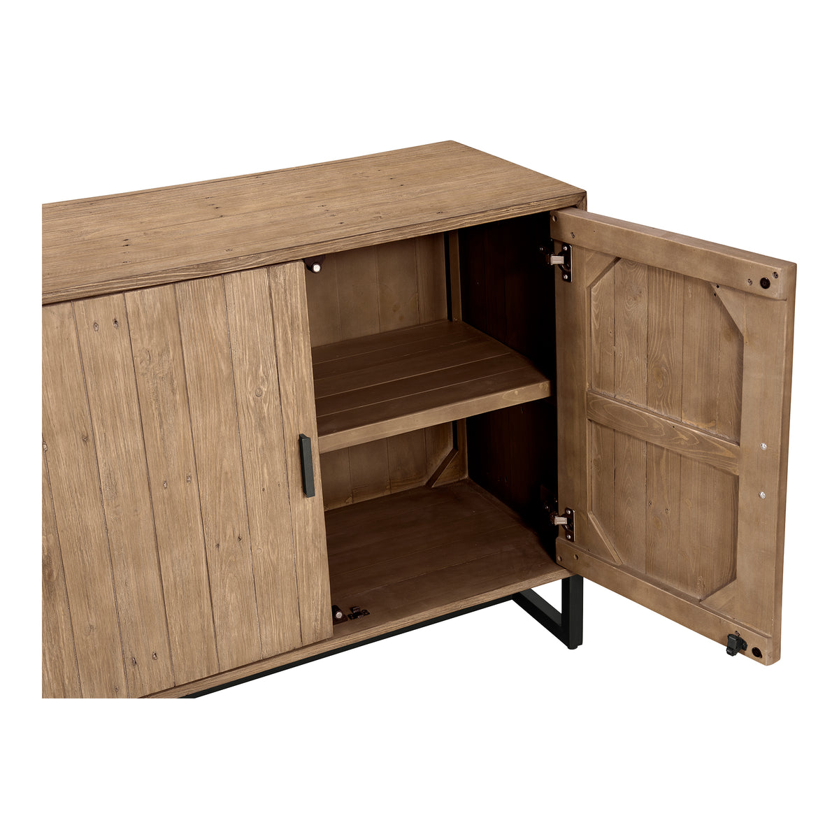 Sierra 2 Door Cabinet – 39" Reclaimed Pine Cabinet (2 Colors) (6)