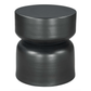 Busan Iron Round Side Table in Black - Revel Sofa 