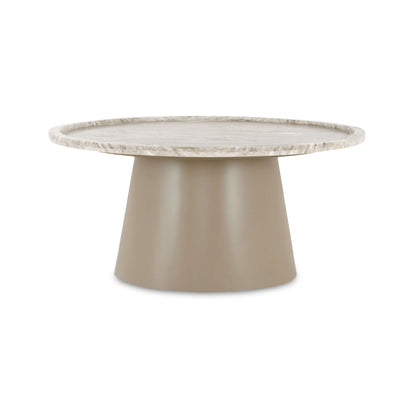 Kimberley Coffee Table – 34" Round Marble Coffee Table (1)