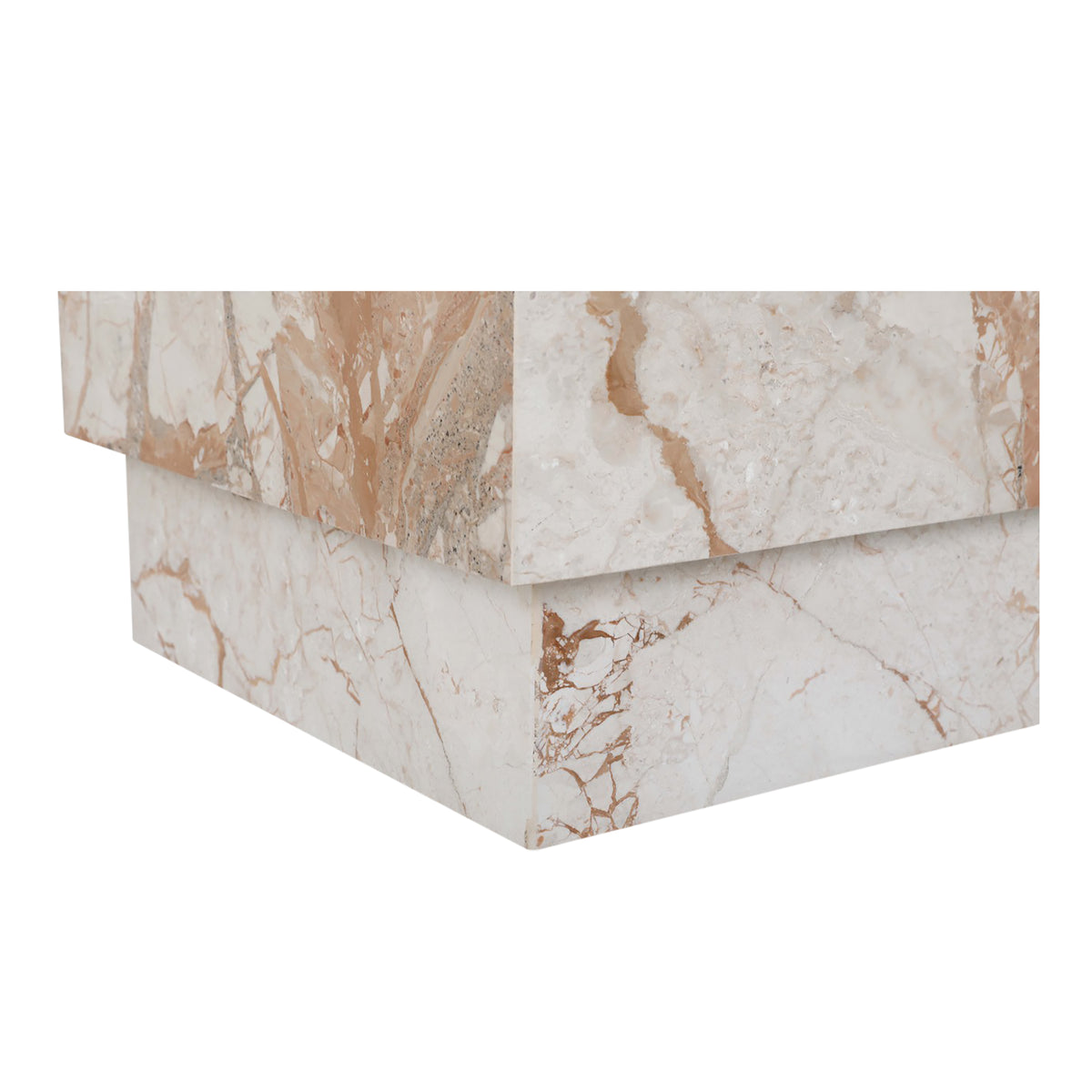 Layla Side Table – 20" Breccia Marble Side Table (7)