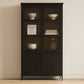 Henry Tall Cabinet – 48.5" Black Metal Display Cabinet (8)