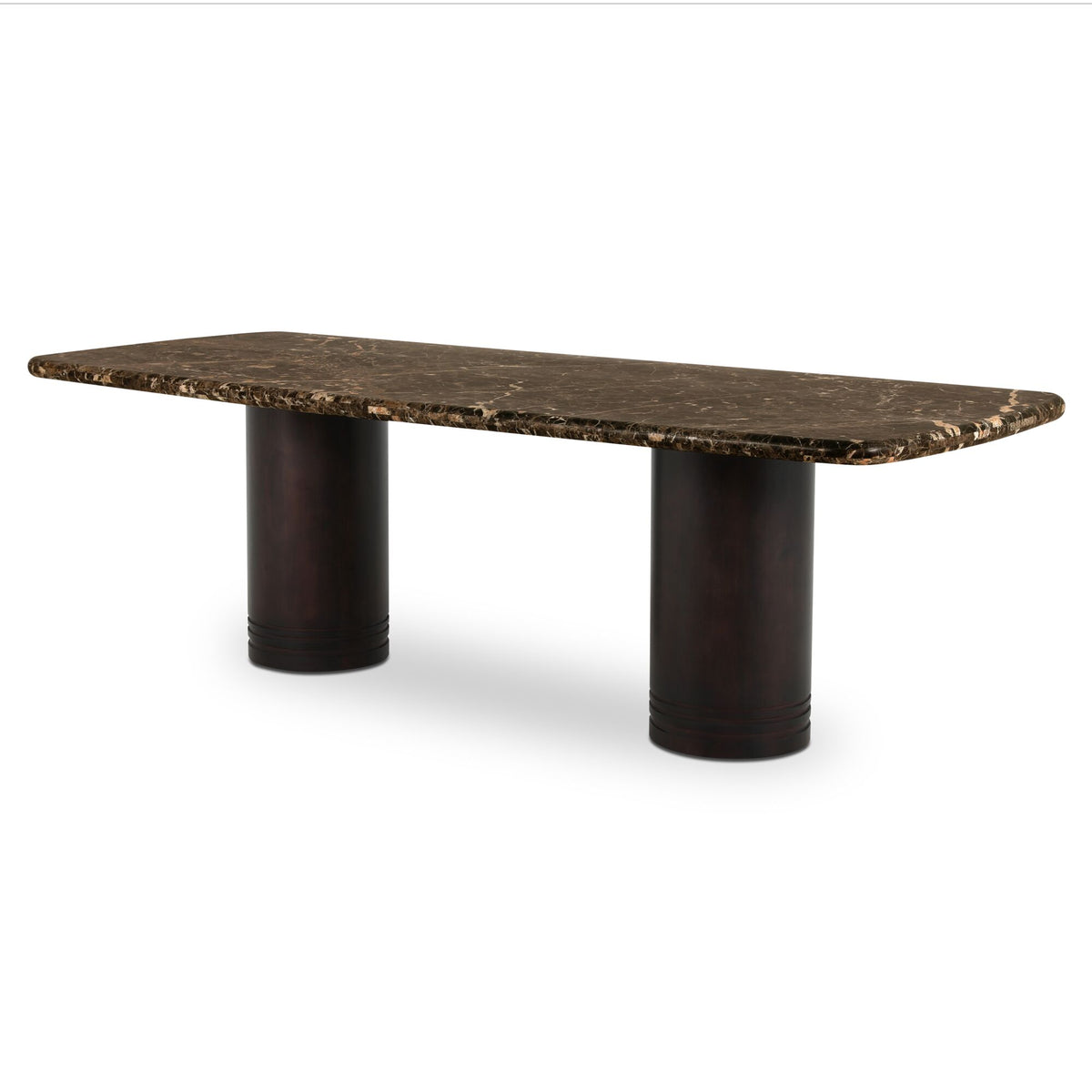 Daphne Dining Table – 96" Pedestal Dining Table (2 Colors) (12)