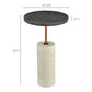 Dusk Accent Table – 12" Marble Accent Table (7)