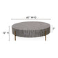 Chameau Coffee Table – 36"–48" Round Camel Bone Coffee Table (15)