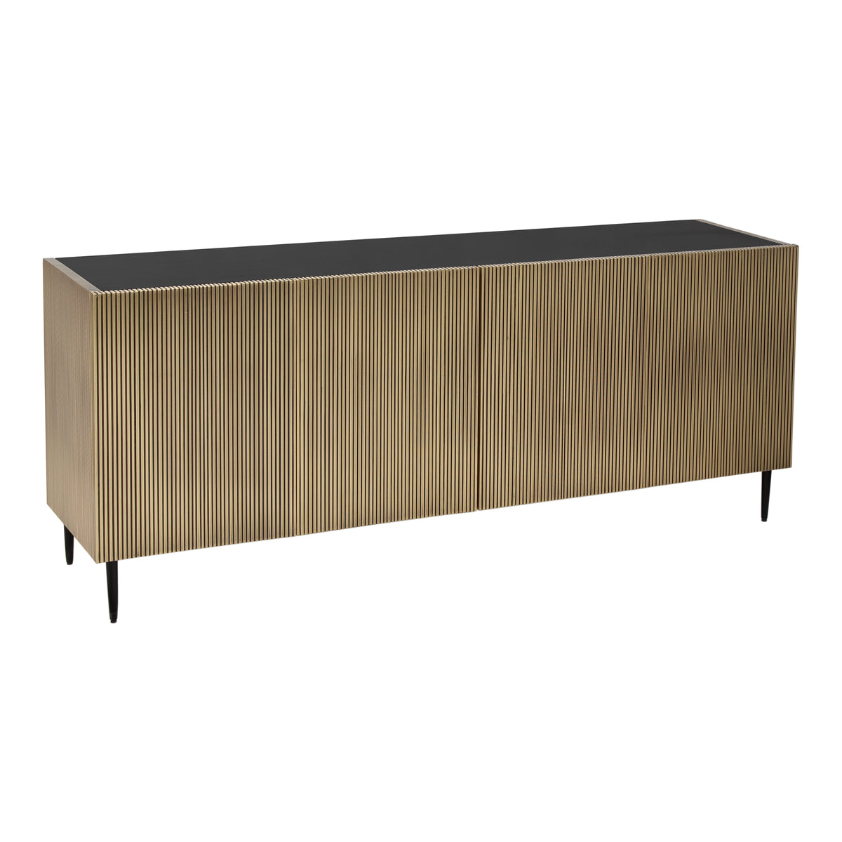 Brogan Sideboard – 72" Art Deco Antique Brass Sideboard (3)