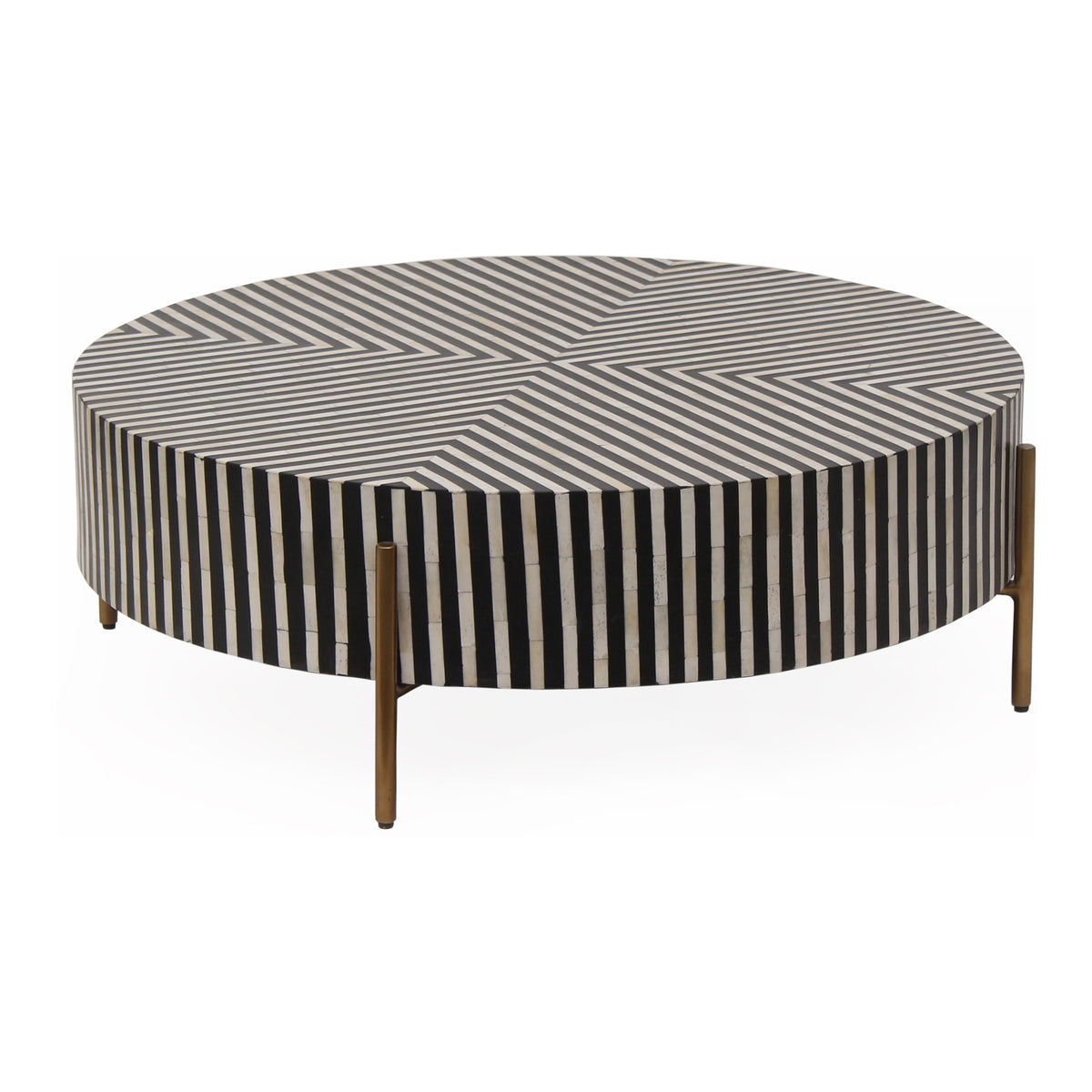Chameau Coffee Table – 36"–48" Round Camel Bone Coffee Table (2)