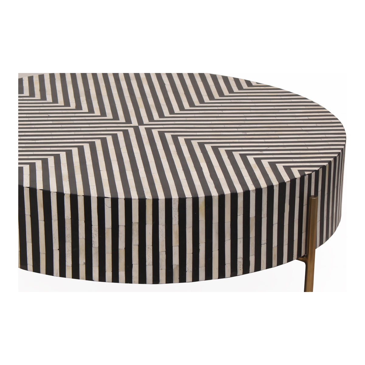 Chameau Coffee Table – 36"–48" Round Camel Bone Coffee Table (4)