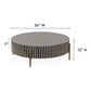 Chameau Coffee Table – 36"–48" Round Camel Bone Coffee Table (8)