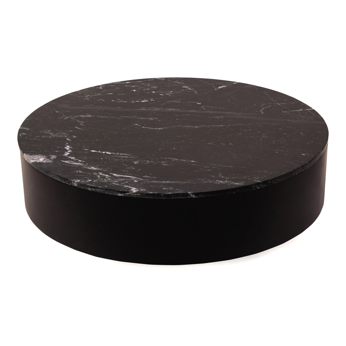 Ritual Coffee Table – 40" Black Marble Coffee Table (2)