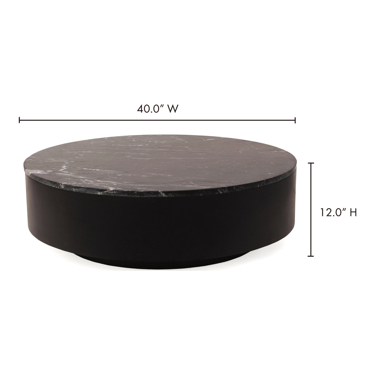 Ritual Coffee Table – 40" Black Marble Coffee Table (9)