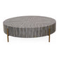 Chameau Coffee Table – 36"–48" Round Camel Bone Coffee Table (17)