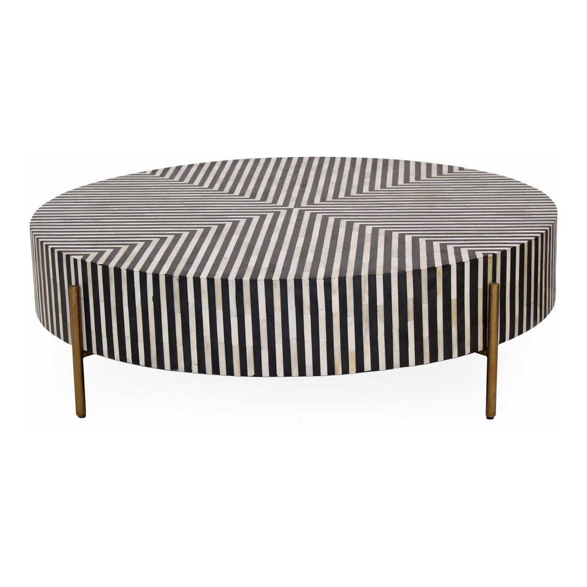 Chameau Coffee Table – 36"–48" Round Camel Bone Coffee Table (17)