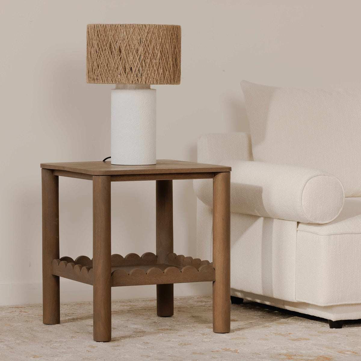 Wiley Side Table – 20" Mango Wood Side Table (8)