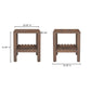Wiley Side Table – 20" Mango Wood Side Table (9)